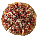 Mighty Meat Feast Pizza 